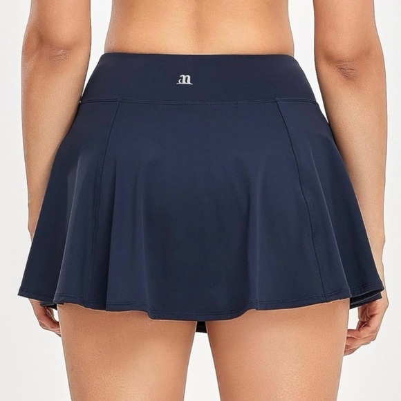 NWT 1a1a Tennis Skirts Pockets Women High Waisted Golf Workout Sports Skort XXXL - Picture 8 of 12